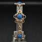 Vintage Armband mit blauen Steinen – Antikes Filigran Design