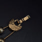 Charmantes TOFA Damen Armband – Vintage Engel & Herz Design in Goldoptik