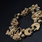 Charmantes TOFA Damen Armband – Vintage Engel & Herz Design in Goldoptik