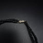 Exklusive Damen Kette mit Hand-Anhänger – Vintage-Stil in Schwarz & Silber