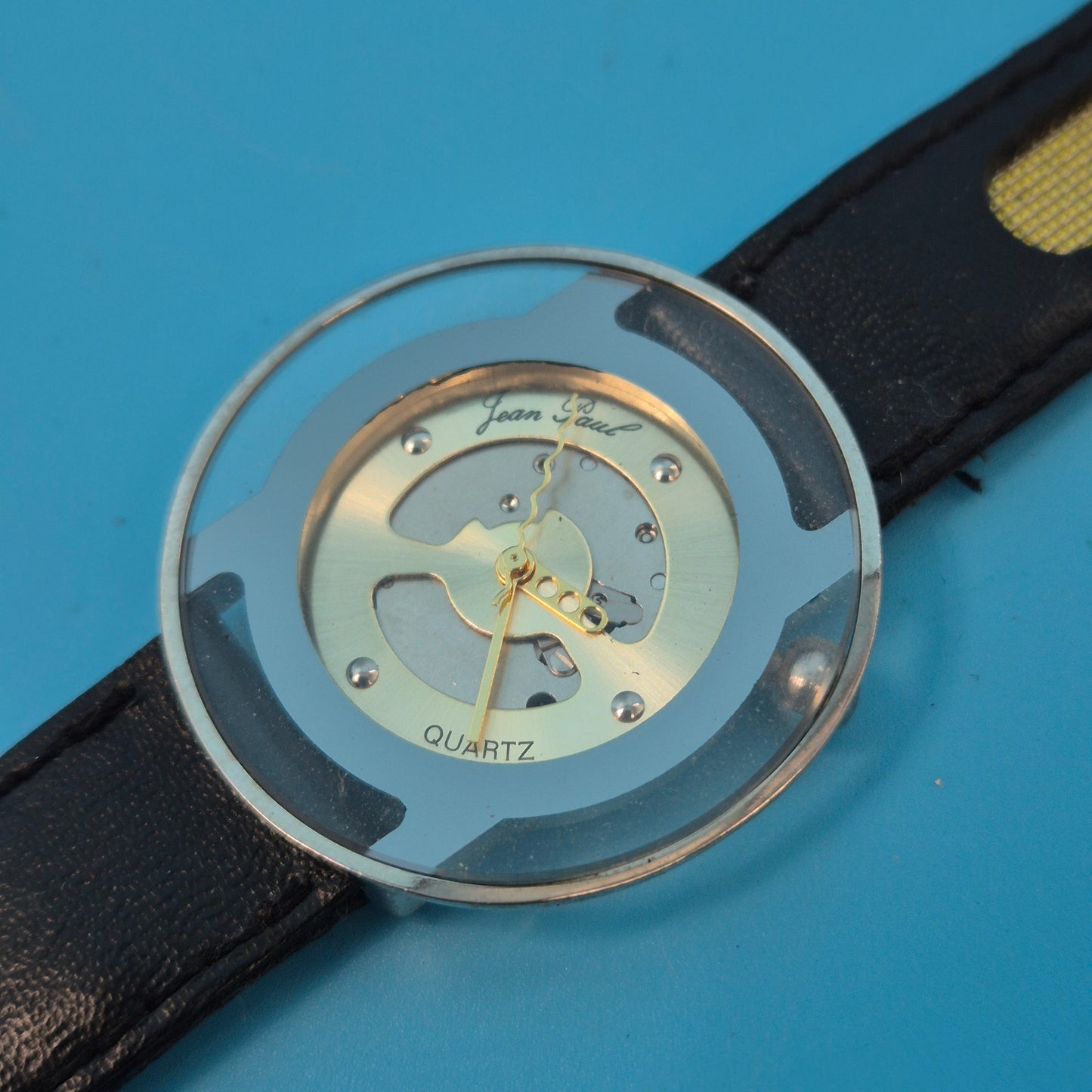 Exklusive Jean Paul Unisex Uhr – Skelett-Design mit transparentem Gehäuse
