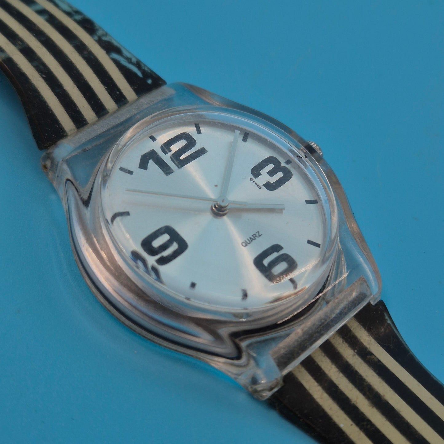 Krippl-Watches Herren Uhr – Modernes Design mit Streifen-Optik