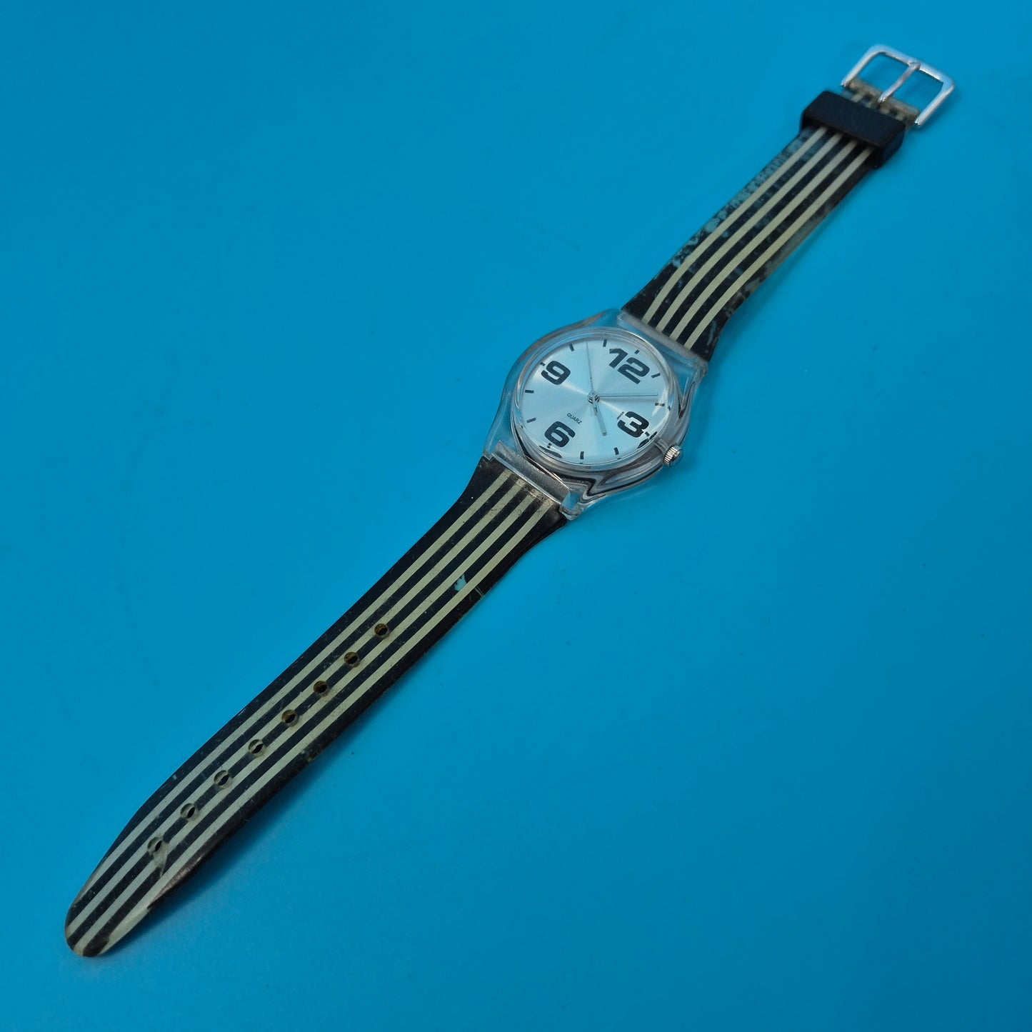 Krippl-Watches Herren Uhr – Modernes Design mit Streifen-Optik