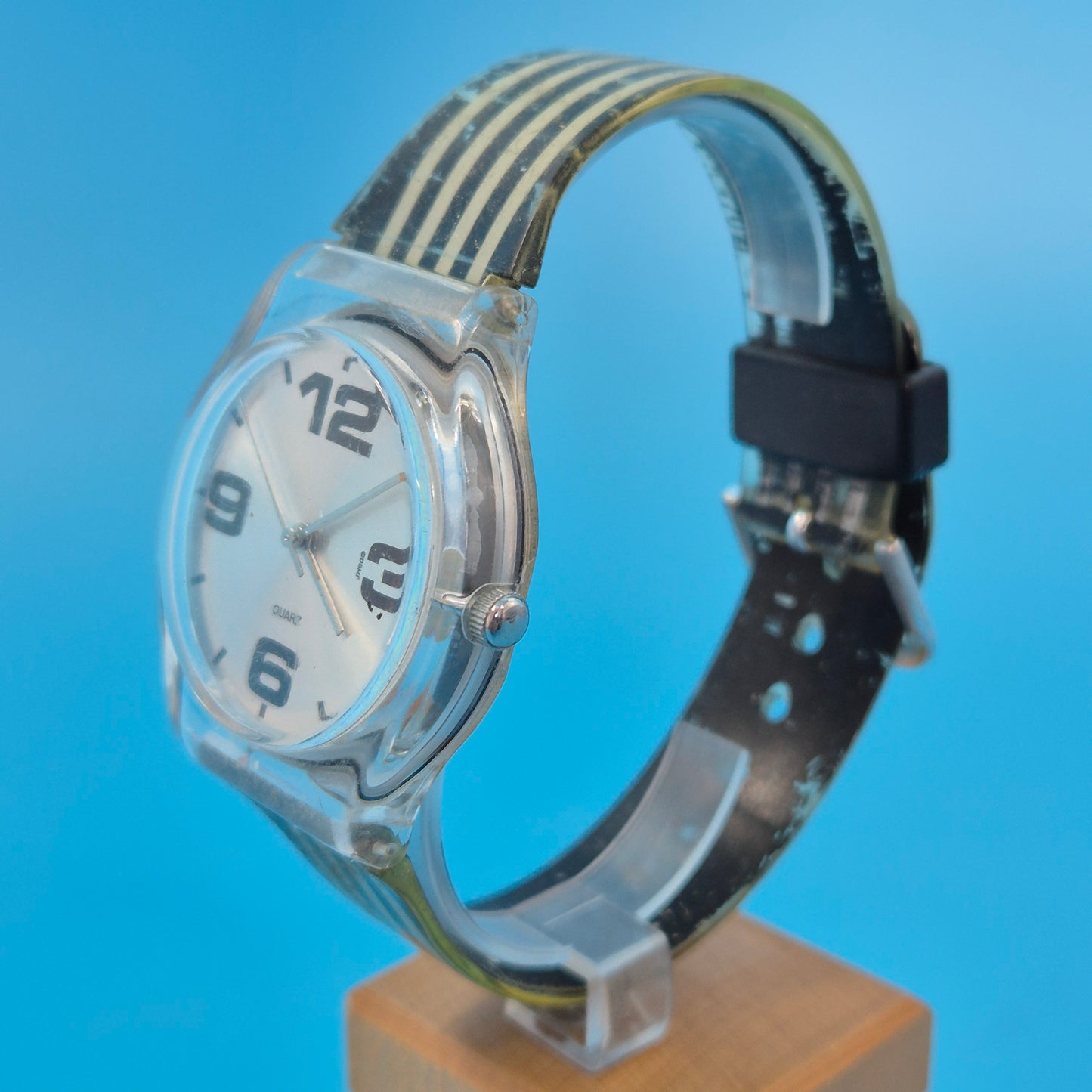 Krippl-Watches Herren Uhr – Modernes Design mit Streifen-Optik