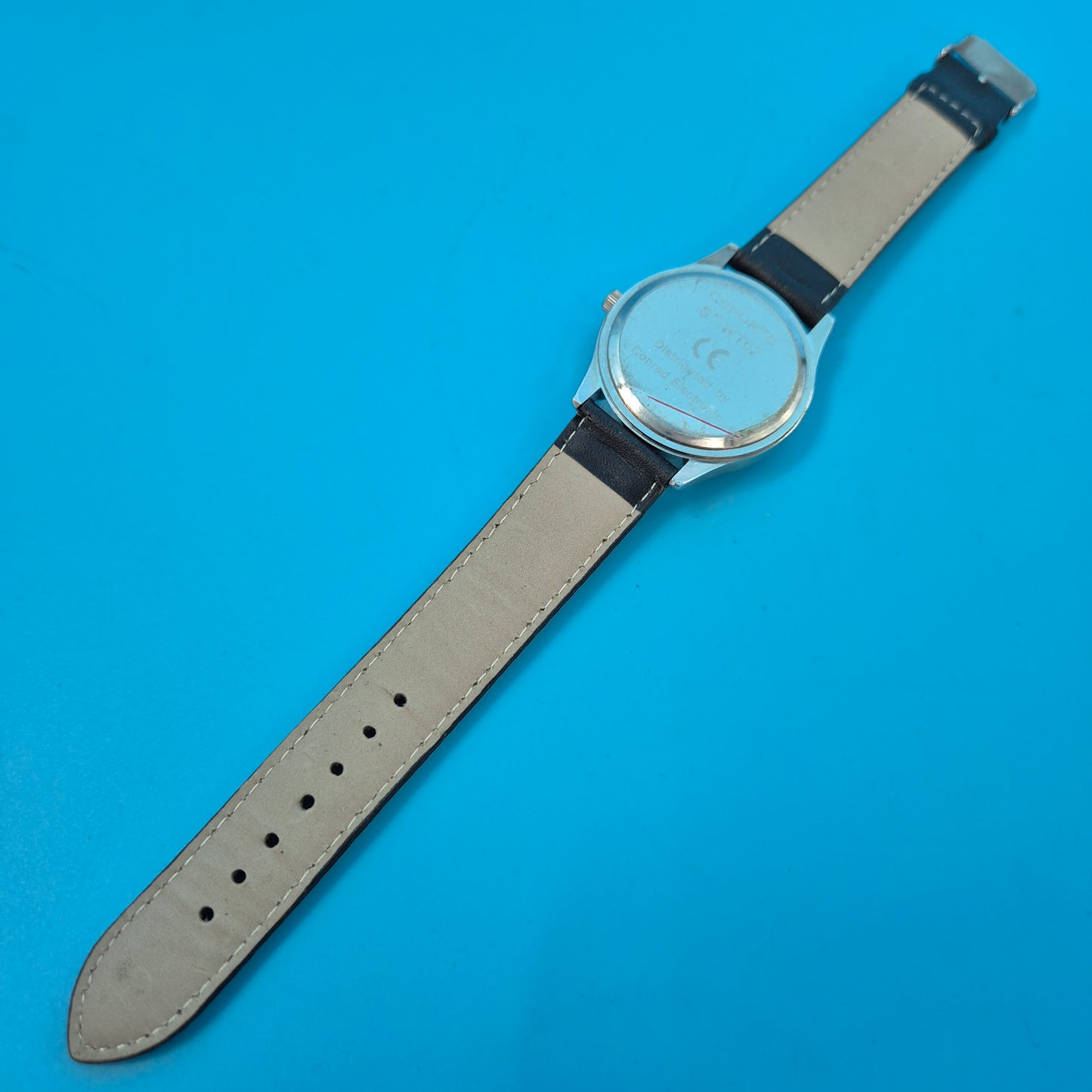 Sportliche CSports Herren Uhr – Klassisches Schwarz mit Kontrastnaht