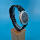 Elegante Modern English Aurora Damen Uhr – Funkelndes Design in Schwarz