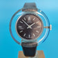 Vintage Alfa Damen Uhr – Futuristische Space Age Ästhetik in Acryl