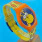 Fröhliche Heye Mordillo Giraffe Kinder Uhr – Farbenfrohes Retro Design