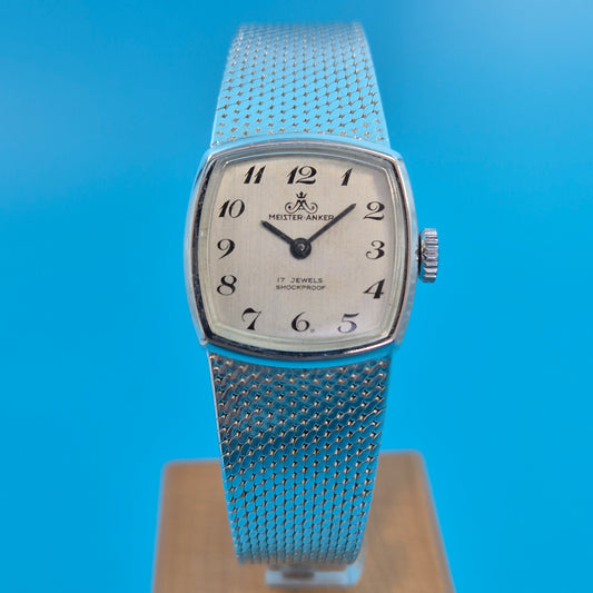 Sportliche Swatch Irony Aluminium – Klassische Herren Uhr in Silber & Blau