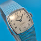 Sportliche Swatch Irony Aluminium – Klassische Herren Uhr in Silber & Blau