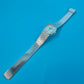 Sportliche Swatch Irony Aluminium – Klassische Herren Uhr in Silber & Blau
