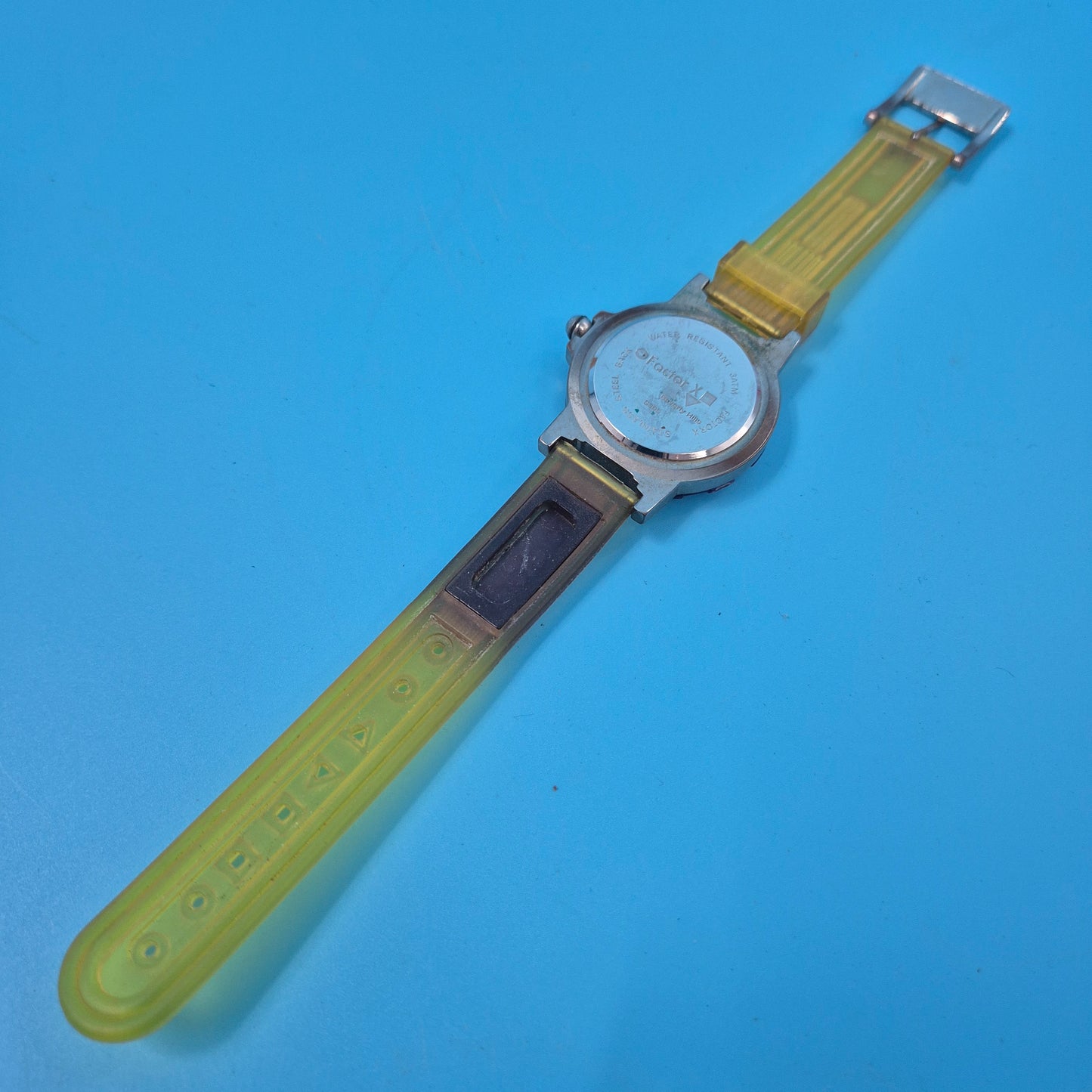 Bunte Factor X Beverly Hills Damen Uhr – Retro Look in Lila & Gelb