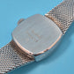 Klassische Dugena Damen Uhr – Vintage-Stil mit Textur-Armband