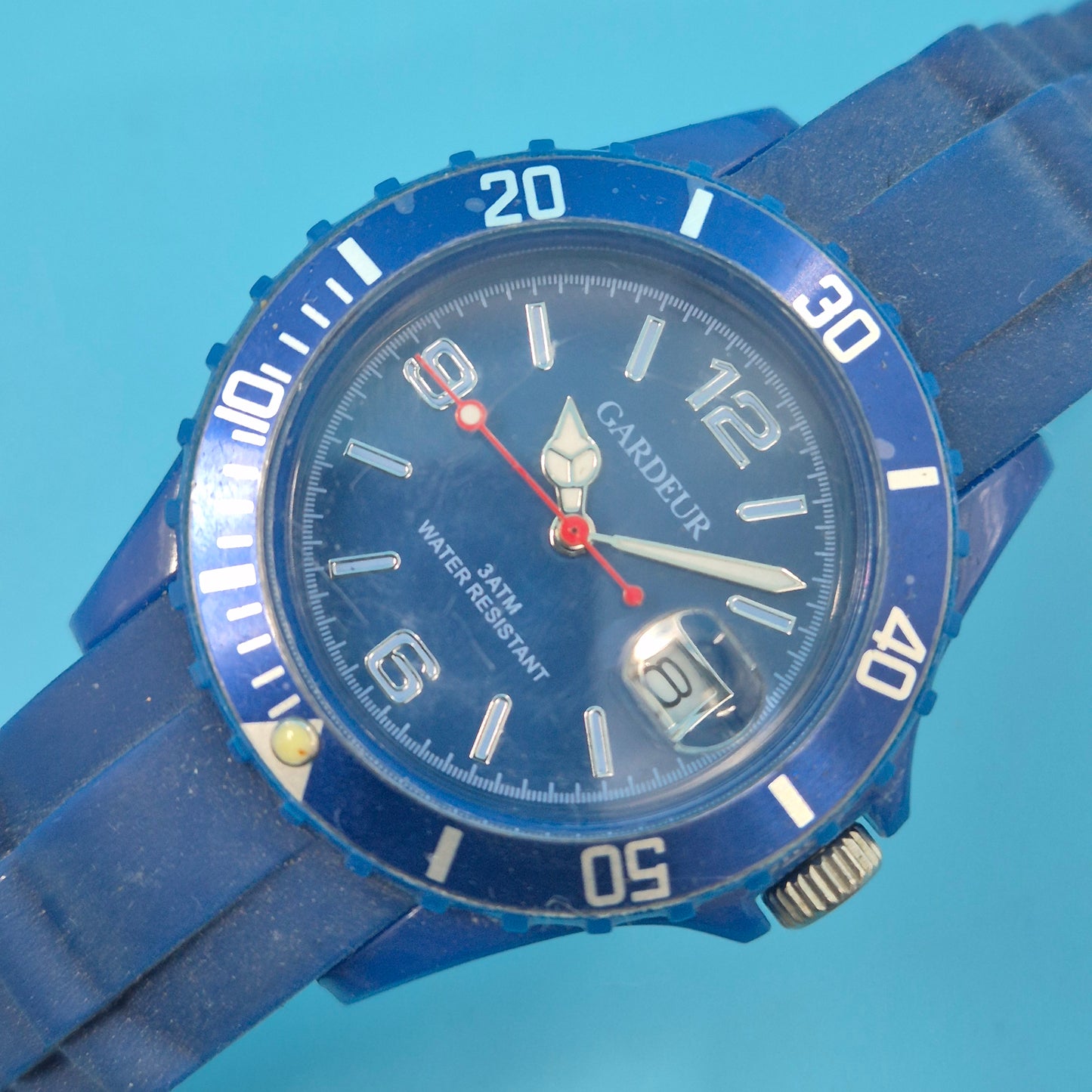 Sportliche Gardeur Herren Uhr im Taucherstil - Blaues Design