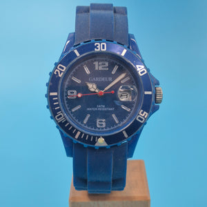Sportliche Gardeur Herren Uhr im Taucherstil - Blaues Design