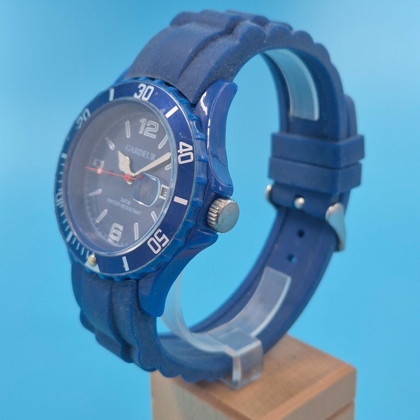 Sportliche Gardeur Herren Uhr im Taucherstil - Blaues Design