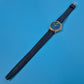 Elegante Seiko Damen Uhr mit blauem Zifferblatt und Lederarmband