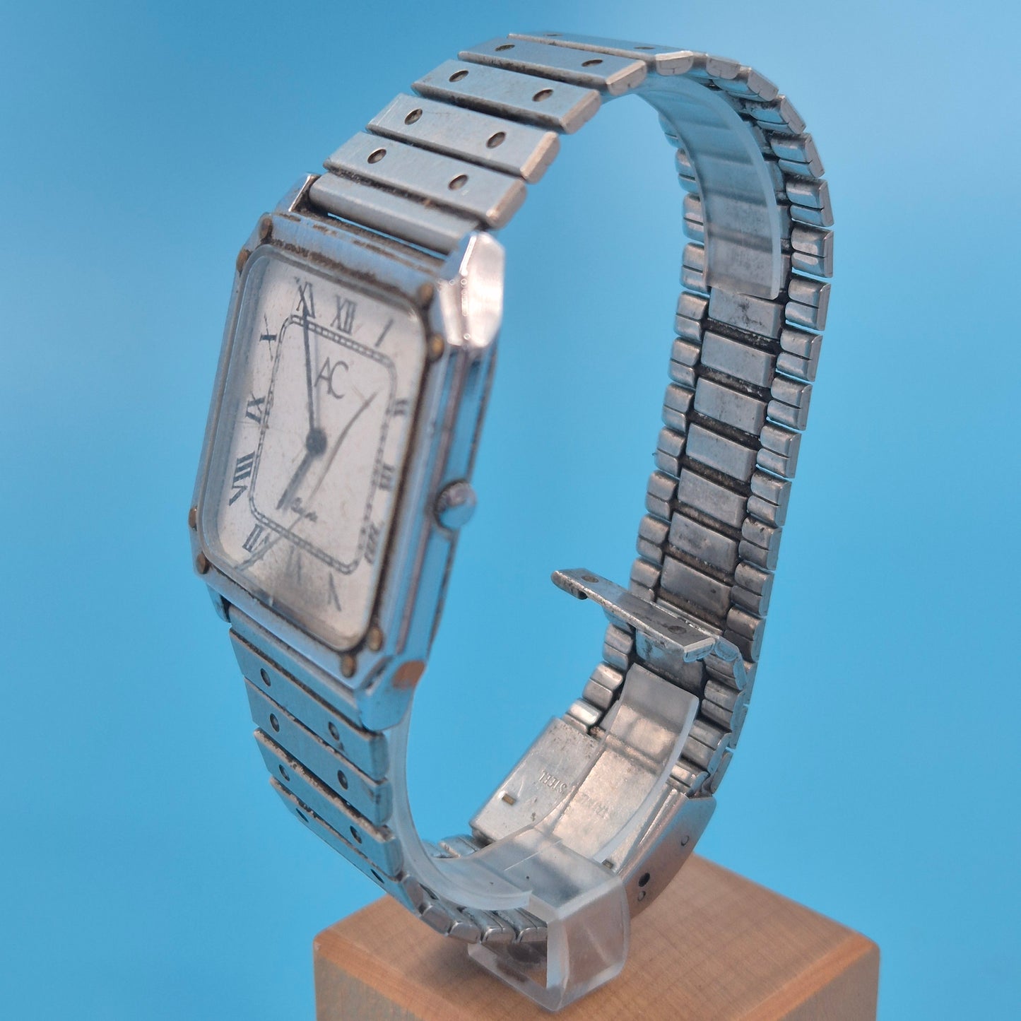 Elegante AC Vintage Herren Uhr – Klassisches Design mit römischen Ziffern