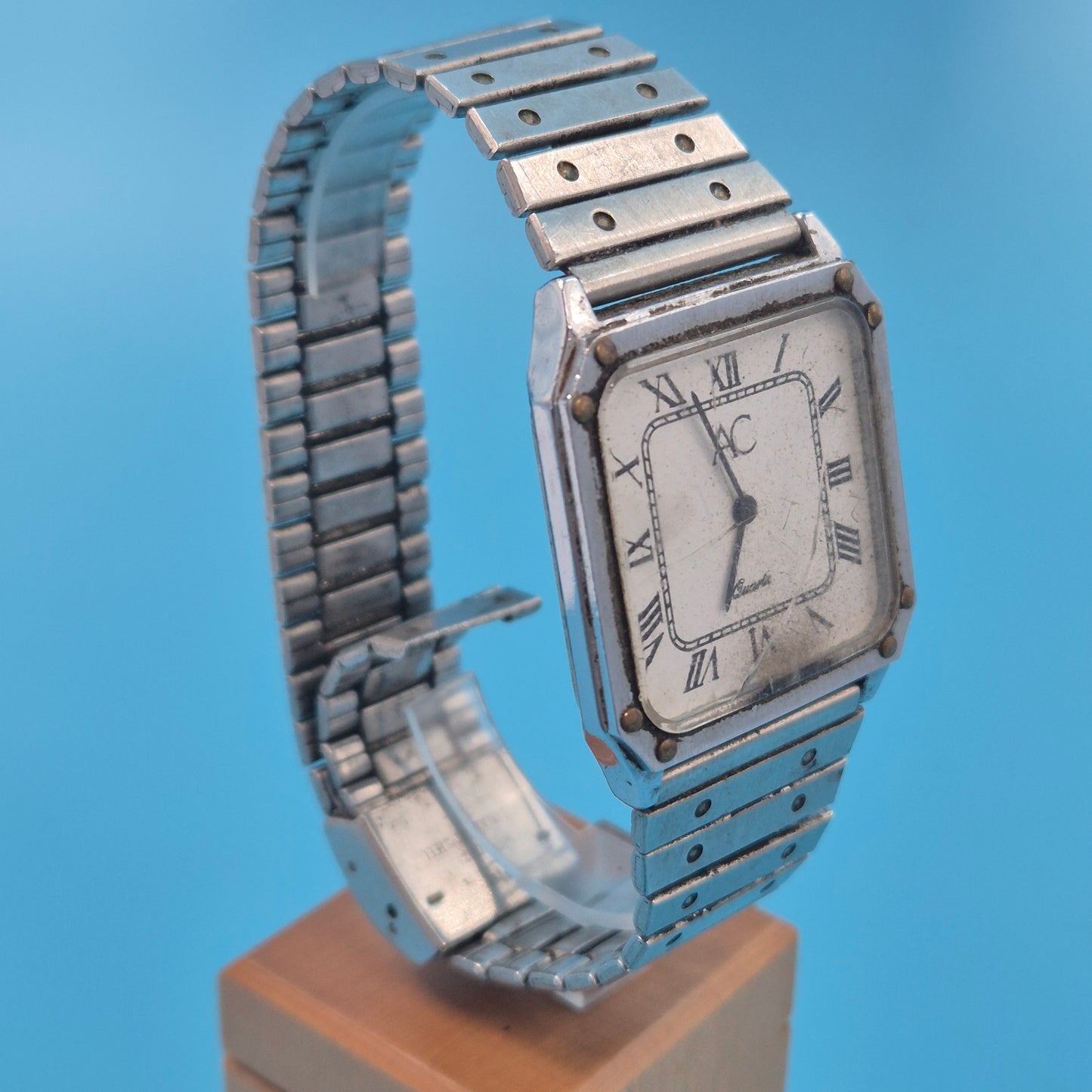 Elegante AC Vintage Herren Uhr – Klassisches Design mit römischen Ziffern