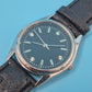 Markenlose Herren Uhr im Pilot Stil – Schwarzes Zifferblatt