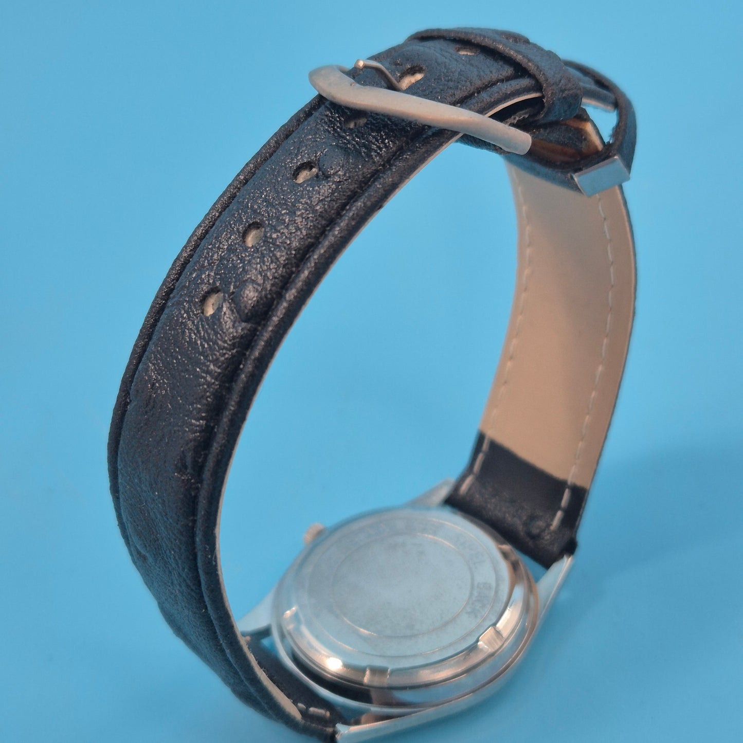 Markenlose Herren Uhr im Pilot Stil – Schwarzes Zifferblatt