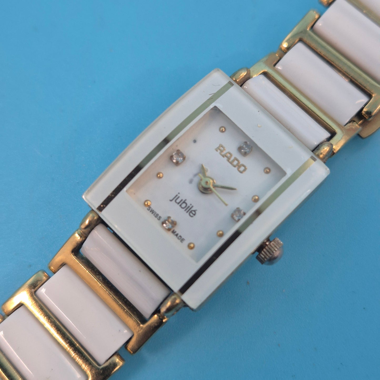 Exklusive Rado Jubilé Damen Uhr – High-Tech Keramik & Gold-Look