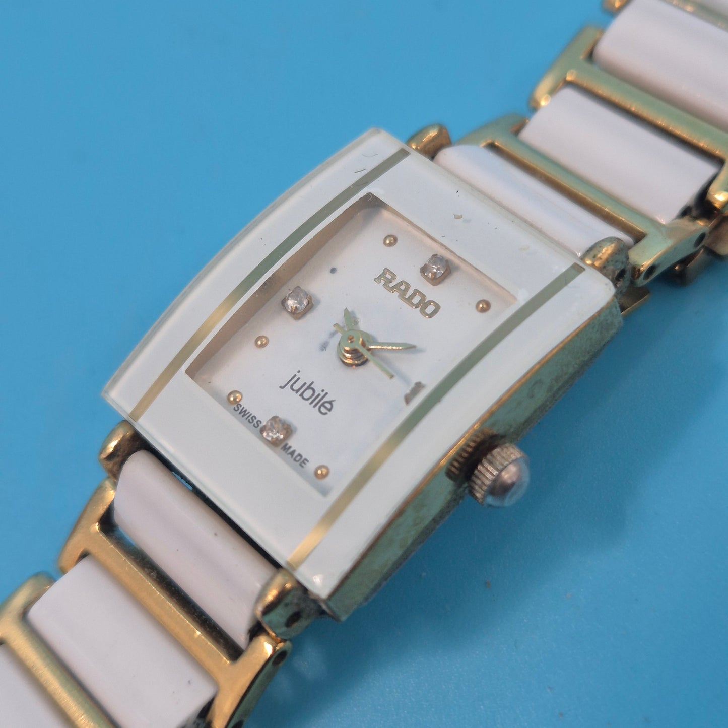 Exklusive Rado Jubilé Damen Uhr – High-Tech Keramik & Gold-Look