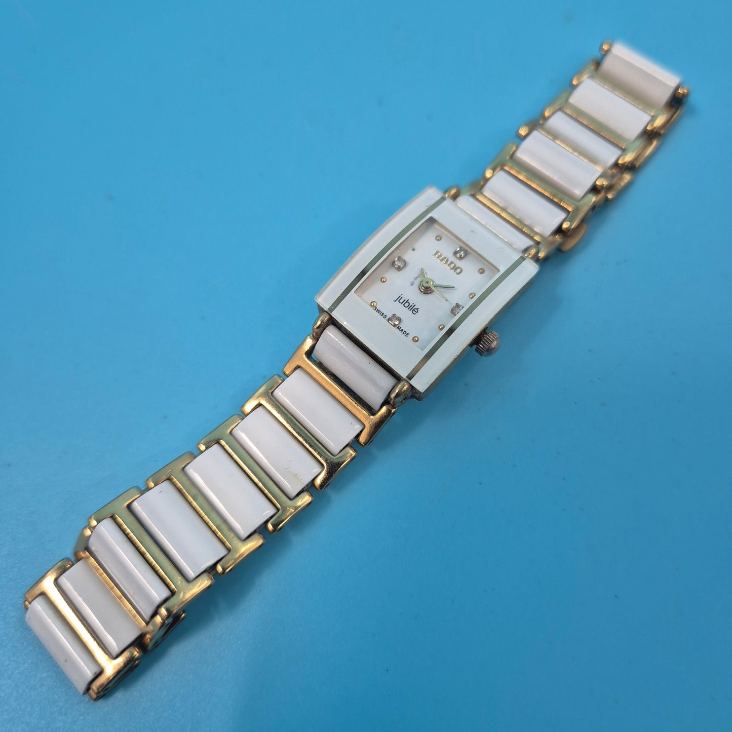 Exklusive Rado Jubilé Damen Uhr – High-Tech Keramik & Gold-Look