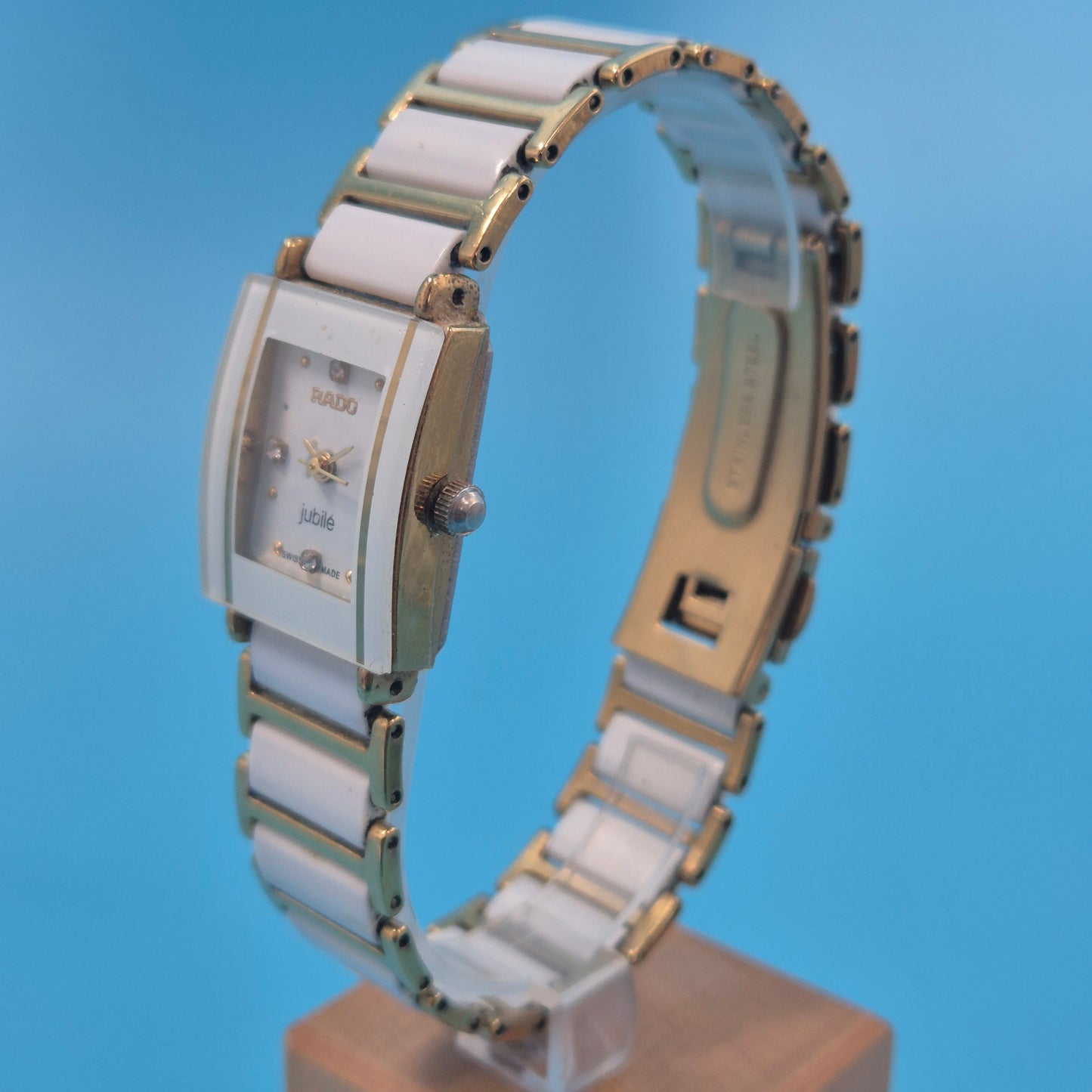 Exklusive Rado Jubilé Damen Uhr – High-Tech Keramik & Gold-Look