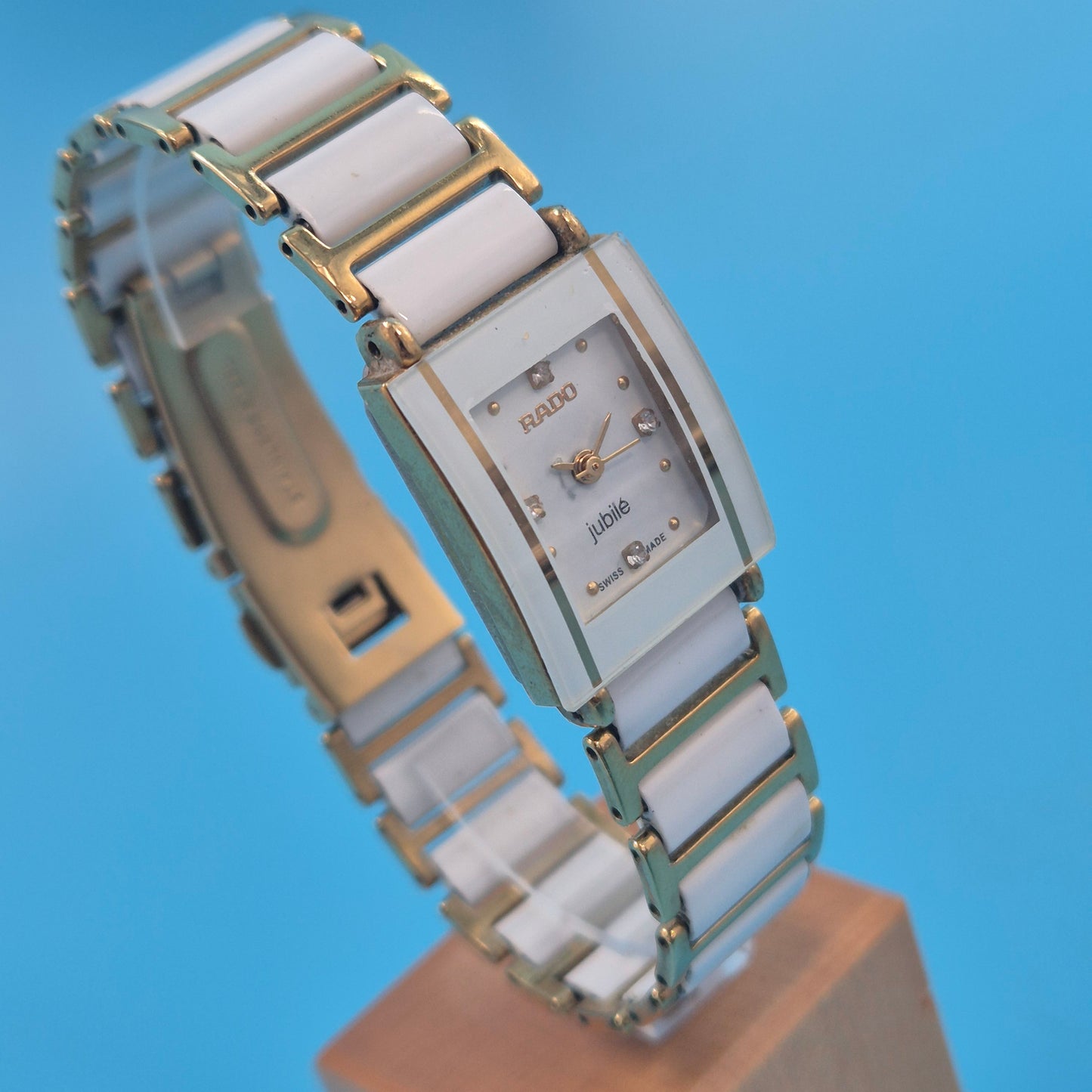 Exklusive Rado Jubilé Damen Uhr – High-Tech Keramik & Gold-Look