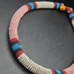 Bunte Perlenkette im Ethno-Stil – Handgefertigte Glasperlen Kette
