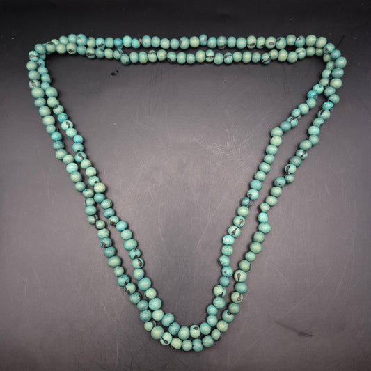 Elegante Türkis-Style Perlenkette – Zeitloses Design für Damen