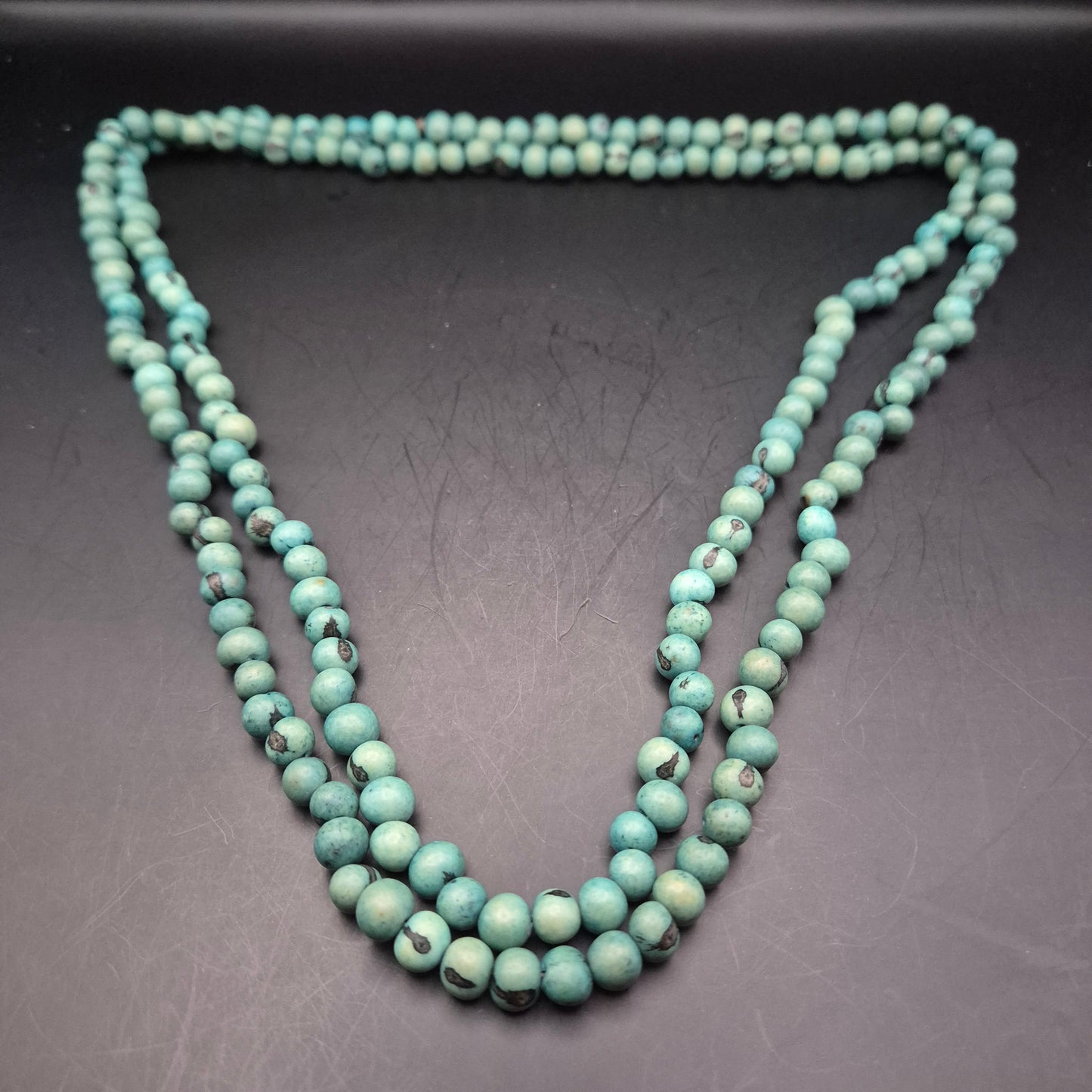 Elegante Türkis-Style Perlenkette – Zeitloses Design für Damen
