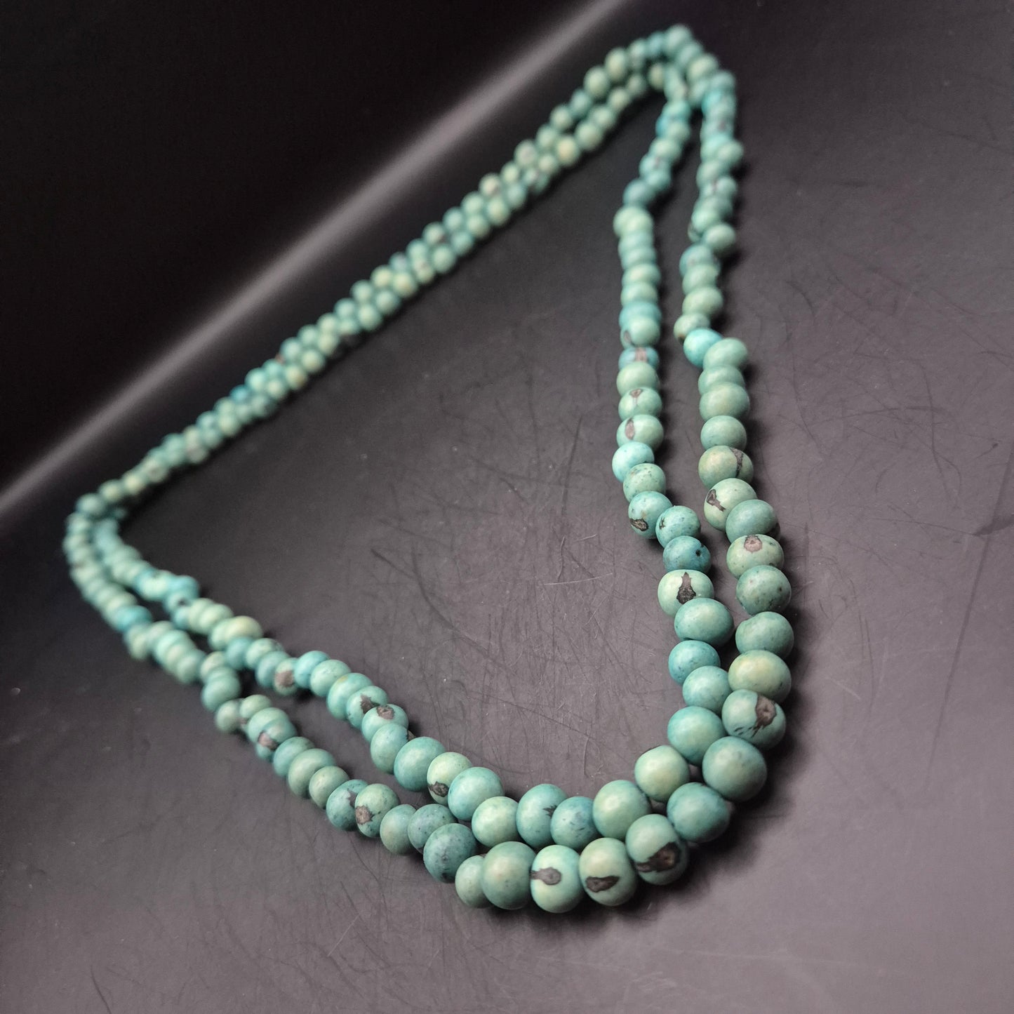 Elegante Türkis-Style Perlenkette – Zeitloses Design für Damen