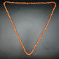 Elegante Karneol Splitterkette – Natürliche Edelstein Kette in Orange
