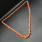 Elegante Karneol Splitterkette – Natürliche Edelstein Kette in Orange