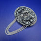 Vintage-Stil Rosenbrosche mit Kette – Damen Anstecknadel