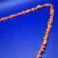 Edle Karneol Splitterkette – Naturstein Halskette in warmem Orange