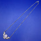 Elegante Damen Kette mit Rosen-Anhänger und Perlen – Vintage Stil