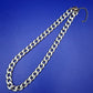 Moderne Gliederkette in Gold-Optik mit weißem Emaille – Stilvolle Damen Kette