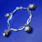 Rustikales Pyrit Armband – Glänzende Natursteine im Vintage-Look