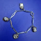 Rustikales Pyrit Armband – Glänzende Natursteine im Vintage-Look