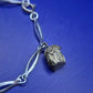 Rustikales Pyrit Armband – Glänzende Natursteine im Vintage-Look