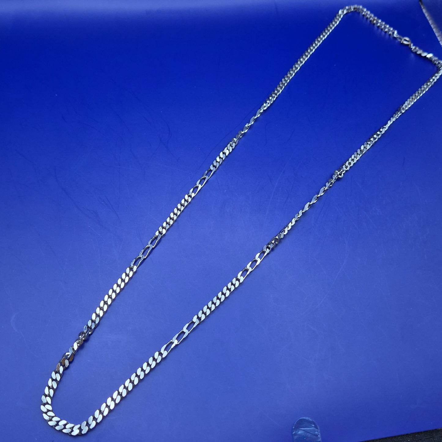 Klassische Figaro Herren Kette – Zeitloses Silber-Design