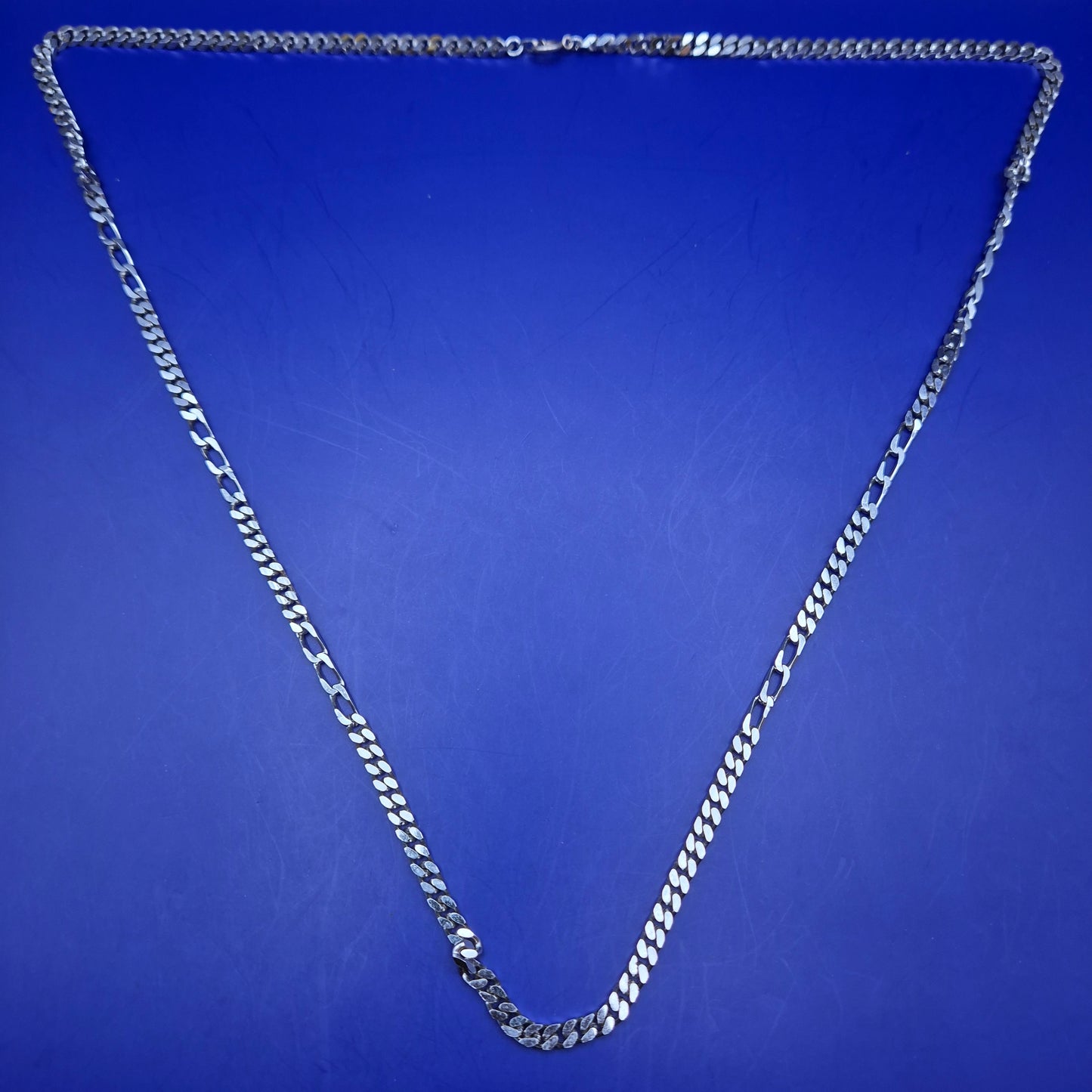 Klassische Figaro Herren Kette – Zeitloses Silber-Design