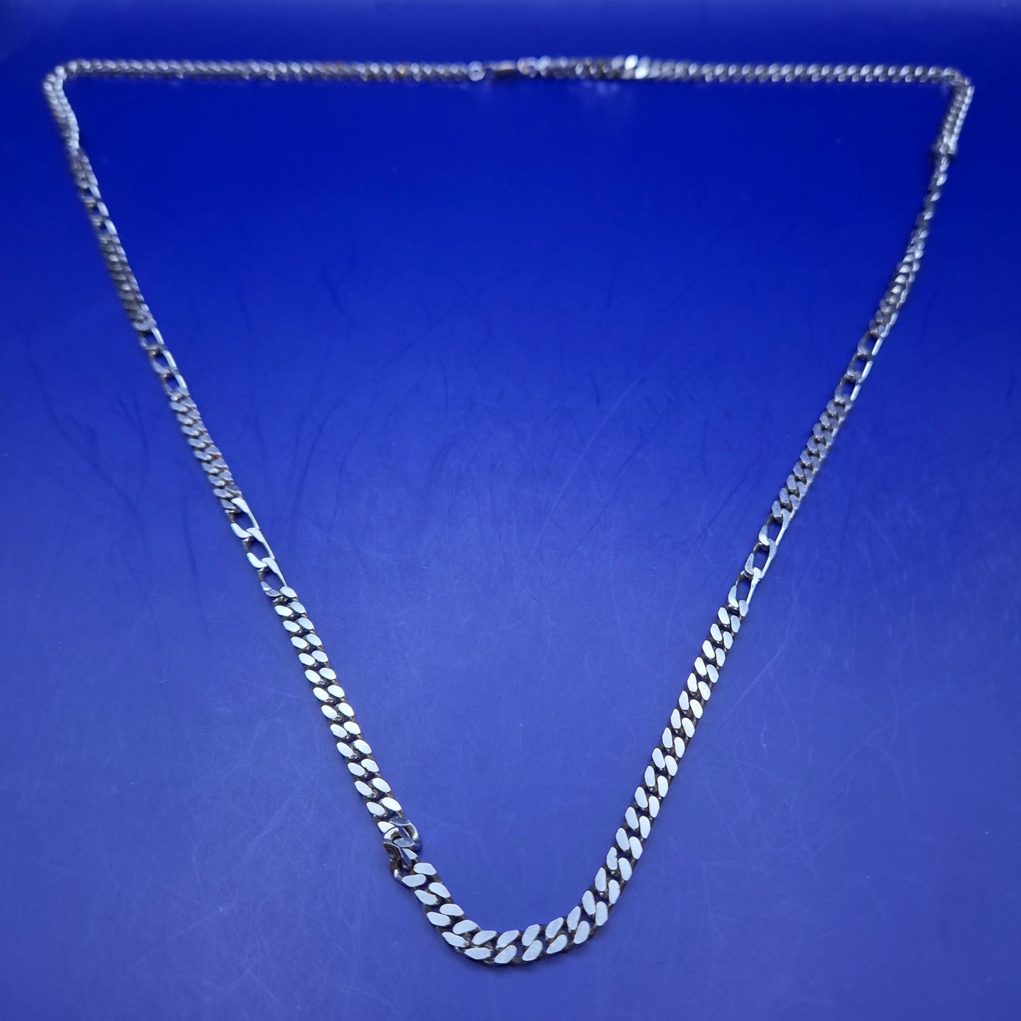 Klassische Figaro Herren Kette – Zeitloses Silber-Design
