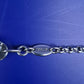 Moderne Edelstahl Damen Kette – Geometrischer Anhänger mit schwarzem Stein