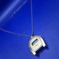 Vintage Hufeisen Digital Uhr Kette – Goldfarbenes Glücksbringer Design