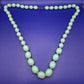 Stilvolle Jade-Optik Perlenkette – Klassisches Design in Sanftem Grün