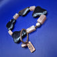 Elegantes Fiva Designer Armband – Naturstein & Kupfer Akzente